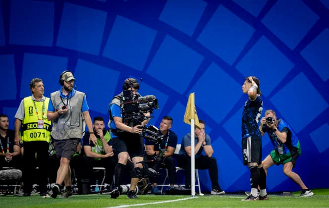 Atlanta, USA 15th Jul 2026. Goal celebration Enzo Fernandez (ARG) England - Argentina World Cup England - Argentinien 15.07.2026 *** Atlanta, USA, July 15, 2026 Goal celebration Enzo Fernandez ARG England Argentina World Cup England Argentina July 15, 2026