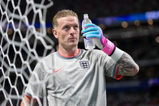 Fußball, WM 2026, 20260715, England - Argentinien. Im Bild Torwart Jordan PICKFORD (England, 1). Atlanta Atlanta-Stadion Georgia Vereinigte Staaten von Amerika *** Soccer, 2026 World Cup, 20260715, England vs. Argentina. Pictured: England goalkeeper Jordan PICKFORD, 1 Atlanta, Atlanta Stadium, Georgia, United States of America Copyright: Passion2Press MarkusxFischerx