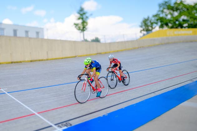 linz, austria, 15 july 2026, austrian youth championship in Track cycling, Rad, Radsport, Bahnrad, Bahn at the hello yellow velodrom *** Linz, Österreich, 15. Juli 2026, Österreichische Jugendmeisterschaft im Bahnradfahren im Hello Yellow -Velodrom Copyright: xx