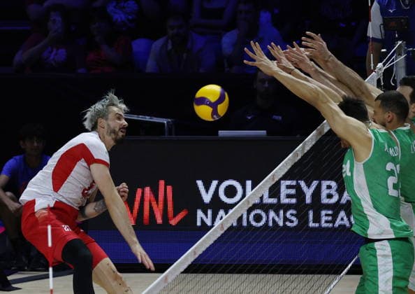 SIATKOWKA LIGA NARODOW SE ON 2026 15.07.2026 POLSKA v BULGARIA --- POLAND v BULGARIA N Z TOMASZ FORNAL W MECZU POLSKA-BULGARIA 3:0 W RYWALIZACJI LIGI NARODOW W CHICAGO MARCIN CHOLEWINSKI NEWSPIX.PL VOLLEYBALL NATIONS LEAGUE 2026 15072026 TOMASZ FORNAL DURING THE MATCH POLAND - BULGARIA 3:0 IN VOLLEYBALL NATIONS LEAGUE NEWSPIX.PL --- newspix.pl 