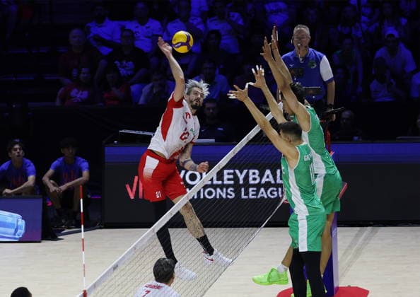 SIATKOWKA LIGA NARODOW SE ON 2026 15.07.2026 POLSKA v BULGARIA --- POLAND v BULGARIA N Z TOMASZ FORNAL W MECZU POLSKA-BULGARIA 3:0 W RYWALIZACJI LIGI NARODOW W CHICAGO MARCIN CHOLEWINSKI NEWSPIX.PL VOLLEYBALL NATIONS LEAGUE 2026 15072026 TOMASZ FORNAL DURING THE MATCH POLAND - BULGARIA 3:0 IN VOLLEYBALL NATIONS LEAGUE NEWSPIX.PL --- newspix.pl 