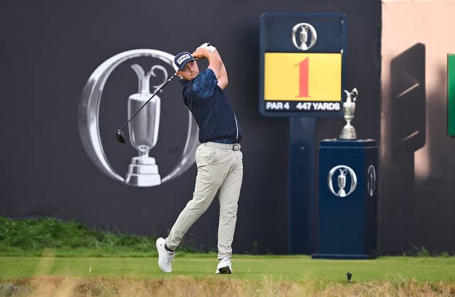 Joe Dean (Eng) on the 1st Tee 154th Open Golf Championships, Royal Birkdale, Southport, UK - 16 Jul 2026Southport Royal Birkdale United Kingdom  Copyright: xGreigxCowie Shutterstockx 16988293w