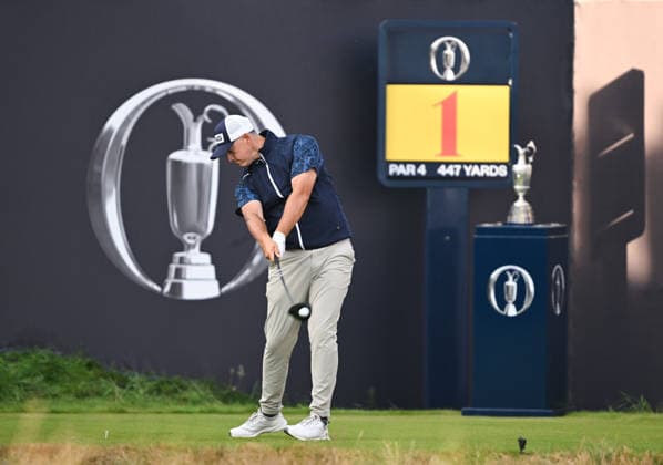 Joe Dean (Eng) on the 1st Tee 154th Open Golf Championships, Royal Birkdale, Southport, UK - 16 Jul 2026Southport Royal Birkdale United Kingdom  Copyright: xGreigxCowie Shutterstockx 16988293r