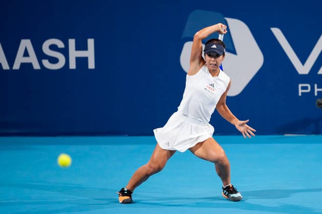 Vanda Pharmaceuticals Athens Open - Day 3 Mai Hontama of Japan competes against Alycia Parks of the United States during their Round of 16 match at the 2026 Vanda Pharmaceuticals Athens Open Women s tennis tournament at the Athens Olympic Tennis Centre in Athens, Greece, on July 15, 2026. Athens Athens Greece  Copyright: xOwenxHammondx originalFilename:hammond-2026vand260715_npfFv.jpg