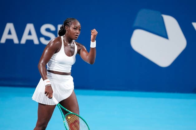 Vanda Pharmaceuticals Athens Open - Day 3 Alycia Parks of the United States competes against Mai Hontama of Japan during their round of 16 match at the 2026 Vanda Pharmaceuticals Athens Open Women s tennis tournament at the Athens Olympic Tennis Centre in Athens, Greece, on July 15, 2026. Athens Athens Greece  Copyright: xOwenxHammondx originalFilename:hammond-2026vand260715_npUAv.jpg