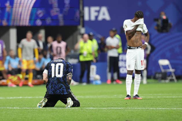 SOCCER - FIFA World Cup, WM, Weltmeisterschaft, Fussball 2026 ATLANTA,GEORGIA,USA,15.JUL.26 - SOCCER - FIFA World Cup 2026, semifinal, England vs Argentina. Image shows the rejoicing of Lionel Messi (ARG).  GEPAxpictures xStevenxDinberg