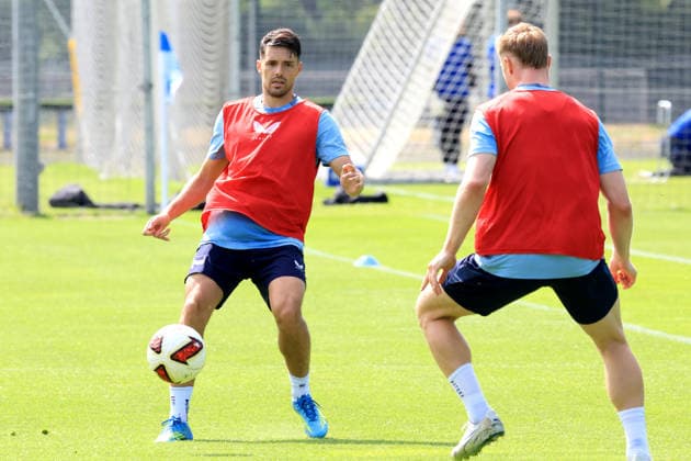 DEU, DFL, 2. FBL Hertha BSC, Training, 15.07.2026, Sportforum, Berlin, DEU, DFL, 2. FBL Hertha BSC, Training, Josip Brekalo (Hertha BSC Berlin 7) DFL - regulations prohibit any use of Photographs as image sequences and or quasi-video Berlin Sportforum Berlin Deutschland *** GER, DFL, 2nd Bundesliga Hertha BSC, Training, July 15, 2026, Sportforum, Berlin, GER, DFL, 2nd Bundesliga Hertha BSC, Training, Josip Brekalo Hertha BSC Berlin 7 DFL regulations prohibit any use of photographs as image sequences and or quasi-video Berlin Sportforum Berlin Germany Copyright: xNordphotox xEnglerx