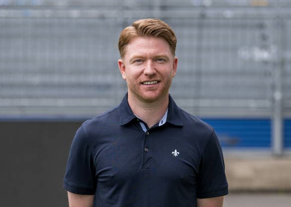 15.07.2026, xfux, Fussball 2.Bundesliga, SV Darmstadt 98 Fototermin Saison 2026 2027 - Porträttermin 2026 2027, v.l. Geschäftsführer Geschaeftsfuehrer Paul Fernie (SV Darmstadt 98) Darmstadt *** July 15, 2026, xfux, Soccer, 2. Bundesliga, SV Darmstadt 98 Photo Shoot for the 2026–2027 Season, Portrait Session for the 2026–2027 Season, from left: Paul Fernie, Managing Director of Sports, SV Darmstadt 98, Darmstadt