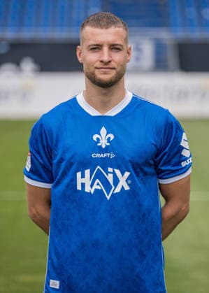 15.07.2026, xfux, Fussball 2.Bundesliga, SV Darmstadt 98 Fototermin Saison 2026 2027 - Porträttermin 2026 2027, v.l. Fabian Nürnberger Nuernberger (SV Darmstadt 98) Darmstadt *** July 15, 2026, xfux, Soccer, 2. Bundesliga, SV Darmstadt 98 Photo Shoot for the 2026–2027 Season, Portrait Session for the 2026–2027 Season, from left: Fabian Nürnberger, Nuernberger, SV Darmstadt 98, Darmstadt