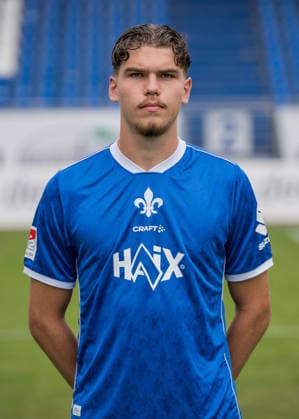 15.07.2026, xfux, Fussball 2.Bundesliga, SV Darmstadt 98 Fototermin Saison 2026 2027 - Porträttermin 2026 2027, v.l. Max Pfister (SV Darmstadt 98) Darmstadt *** July 15, 2026, xfux, Soccer, 2. Bundesliga, SV Darmstadt 98 Photo Shoot for the 2026–2027 Season, Portrait Session for the 2026–2027 Season, from left: Max Pfister, SV Darmstadt 98, Darmstadt
