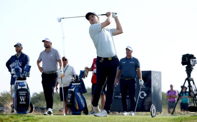 154th Open Golf Championships - Round 1 Matthew Jordan of England tees off on the 11th hole during Round 1 at the British Open Golf Championships at Royal Birkdale in Southport, Britain, 16 July 2026. SOUTHPORT United Kingdom  Copyright: xADAMxVAUGHANx