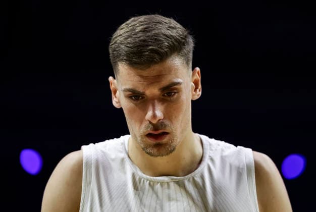 Men s Volleyball Nations League - Belgrade 2026 Serbia s Veljko Masulovic during the Men™s Volleyball Nations League Pool 7 match between Serbia and Turkiye at Belgrade Arena on July 15, 2026 in Belgrade, Serbia. Belgrade Serbia Copyright: xSrdjanxStevanovicx x