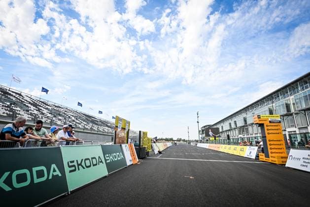 The starting area in Circuit Magny Court pictured before the start of stage 12 of the 2026 Tour de France cycling race, a stage of 181km from Nevers Magny-Cours to Chalon-sur-Saone, on Thursday 16 July 2026. The 113th edition of the Tour de France starts on Saturday 4 July in Barcelona, Spain, and will finish in Paris, France on the 26th of July. DAVIDxPINTENS  x181245372x