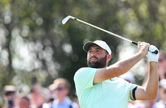 Scottie Scheffler (USA) on the 4th Tee 154th Open Golf Championships, Royal Birkdale, Southport, UK - 16 Jul 2026Southport Royal Birkdale United Kingdom  Copyright: xGreigxCowie Shutterstockx 16988293ba