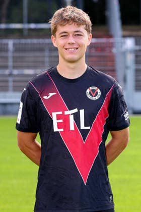 Tim Kloss; FC Viktoria Köln 1904 e.V.; 3.Liga, Porträttermin 2026 2027 am 16.07.2026 im Sportpark Höhenberg Nordrhein-Westfalen Deutschland *** Tim Kloss, FC Viktoria Köln 1904 e.V., 3. Liga, photo shoot for the 2026–2027 season on July 16, 2026, at Sportpark Höhenberg, North Rhine-Westphalia, Germany