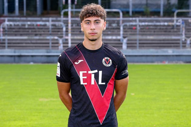 Diego Perri; FC Viktoria Köln 1904 e.V.; 3.Liga, Porträttermin 2026 2027 am 16.07.2026 im Sportpark Höhenberg Nordrhein-Westfalen Deutschland *** Diego Perri, FC Viktoria Köln 1904 e.V., 3. Liga; photo shoot for the 2026–2027 season on July 16, 2026, at Sportpark Höhenberg, North Rhine-Westphalia, Germany