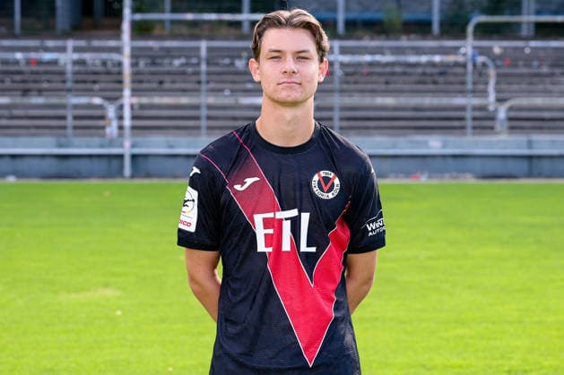 Raphael Ott; FC Viktoria Köln 1904 e.V.; 3.Liga, Porträttermin 2026 2027 am 16.07.2026 im Sportpark Höhenberg Nordrhein-Westfalen Deutschland *** Raphael Ott, FC Viktoria Köln 1904 e.V., 3. Liga; photo shoot for the 2026–2027 season on July 16, 2026, at Sportpark Höhenberg, North Rhine-Westphalia, Germany