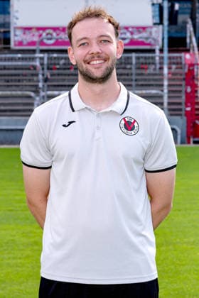 Co-Trainer Fynn Fust; FC Viktoria Köln 1904 e.V.; 3.Liga, Porträttermin 2026 2027 am 16.07.2026 im Sportpark Höhenberg Nordrhein-Westfalen Deutschland *** Assistant Coach Fynn Fust, FC Viktoria Köln 1904 e.V., 3. Liga; profile session for the 2026–2027 season on July 16, 2026, at Sportpark Höhenberg, North Rhine-Westphalia, Germany