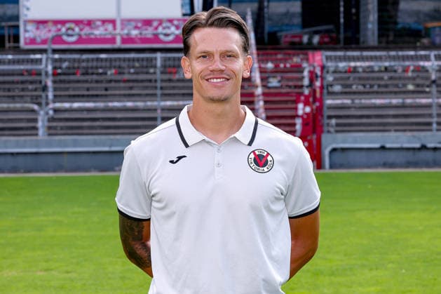 Torwarttrainer Kevin Rauhut; FC Viktoria Köln 1904 e.V.; 3.Liga, Porträttermin 2026 2027 am 16.07.2026 im Sportpark Höhenberg Nordrhein-Westfalen Deutschland *** Goalkeeper Coach Kevin Rauhut, FC Viktoria Köln 1904 e.V., 3. Liga; profile session for the 2026–2027 season on July 16, 2026, at Sportpark Höhenberg, North Rhine-Westphalia, Germany