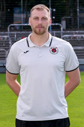 Sportlicher Leiter Valentin Schäfer; FC Viktoria Köln 1904 e.V.; 3.Liga, Porträttermin 2026 2027 am 16.07.2026 im Sportpark Höhenberg Nordrhein-Westfalen Deutschland *** Sports Director Valentin Schäfer, FC Viktoria Köln 1904 e.V., 3. Liga; profile interview for the 2026–2027 season on July 16, 2026, at Sportpark Höhenberg, North Rhine-Westphalia, Germany
