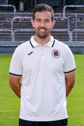 Physiotherapeut Christian Weber; FC Viktoria Köln 1904 e.V.; 3.Liga, Porträttermin 2026 2027 am 16.07.2026 im Sportpark Höhenberg Nordrhein-Westfalen Deutschland *** Physical Therapist Christian Weber, FC Viktoria Köln 1904 e.V. (3rd Division), photo shoot for the 2026–2027 season on July 16, 2026, at Sportpark Höhenberg, North Rhine-Westphalia, Germany
