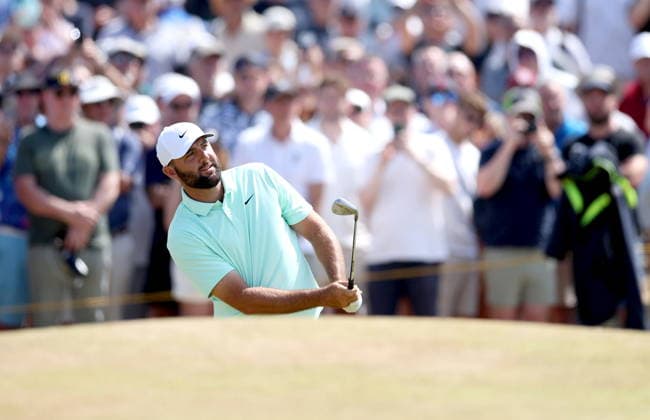154th Open Golf Championships - Round 1 Scottie Scheffler of the USA in action during Round 1 at the British Open Golf Championships at Royal Birkdale in Southport, Britain, 16 July 2026. SOUTHPORT United Kingdom  Copyright: xADAMxVAUGHANx