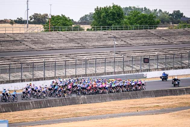 Tour de France 2026 Stage 12 CHALON-SUR-SAONE, FRANCE - JULY 16 : Illustration picture of the start of the race during stage 12 of the 113rd edition of Tour de France an UCI World Tour 2.UWT cycling road race stage for Men Elite of 181 km with start in Circuit Nevers Magny-Cours and finish in Chalon-sur-Saone on July 16, 2026 in Chalon-sur-Saone, France, 16 07 2026 Chalon-sur-Saone France  Copyright: xTomasxSiskx