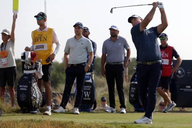 RECORD DATE NOT STATED 16th July 2026; Royal Birkdale Golf Club, Southport, Merseyside, England; The Open Championship, Round One; Ryan Fox (NZ) plays from the tee at the 11th hole DavidxBlunsden