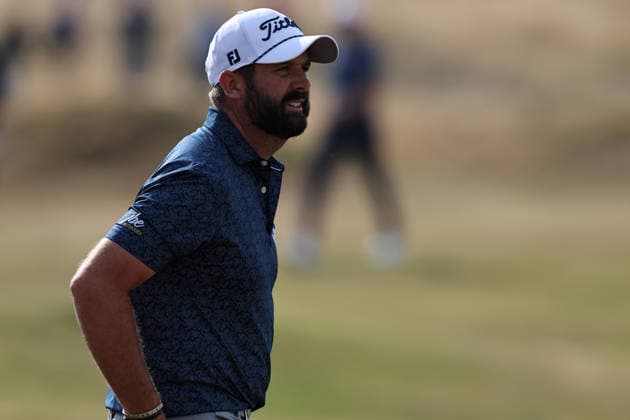 RECORD DATE NOT STATED 16th July 2026; Royal Birkdale Golf Club, Southport, Merseyside, England; The Open Championship, Round One; Matthew Baldwin (ENG) prepares to play his second shot on the 10th hole DavidxBlunsden