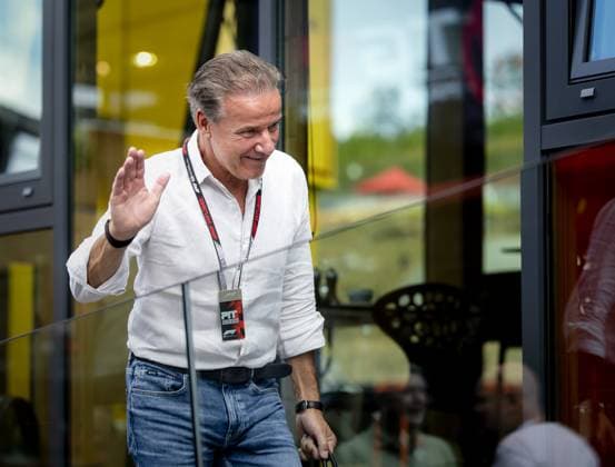SPA - Raymond Vermeulen, the manager of Max Verstappen (Red Bull Racing), arrives at the Spa-Francorchamps circuit ahead of the Belgian Grand Prix. SEM VAN DER WAL ANP xVIxANPxSportx xxANPxIVx 563645696 originalFilename: 563645696.jpg