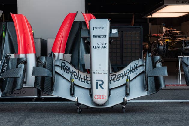Formula 1 Moët & Chandon Belgian Grand Prix 2026 Dan Schiumarini OVERTAKE MAXPPP - Spa 16 07 2026 Audi Revolut F1 Team Garage at the Formula 1 Moët & Chandon Belgian Grand Prix 2026, the 10th round of the 2026 FIA Formula 1 World Championship, WM, Weltmeisterschaft at the Circuit de Spa-Francorchamps in Spa, Belgium, from 16 to 19 July 2026 Spa Belgium  Copyright: xOVERTAKE MAXPPPxDanxSchiumarinix OVT202607161961 OVT202607161961