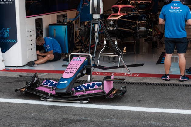 Formula 1 Moët & Chandon Belgian Grand Prix 2026 Dan Schiumarini OVERTAKE MAXPPP - Spa 16 07 2026 BWT Alpine Formula One Team Garage at the Formula 1 Moët & Chandon Belgian Grand Prix 2026, the 10th round of the 2026 FIA Formula 1 World Championship, WM, Weltmeisterschaft at the Circuit de Spa-Francorchamps in Spa, Belgium, from 16 to 19 July 2026 Spa Belgium  Copyright: xOVERTAKE MAXPPPxDanxSchiumarinix OVT202607161965 OVT202607161965