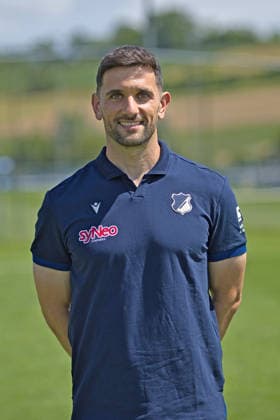 Marco Backfisch (Reha- und Athletiktrainer); TSG Hoffenheim II; 3.Liga, Portraittermin 2026 2027 Zuzenhausen *** Marco Backfisch, Rehabilitation and Athletic Trainer for TSG Hoffenheim II (3. Liga), Portrait Session 2026–2027, Zuzenhausen Copyright: xEibner-Pressefoto JoergxHirschx EP_JHH