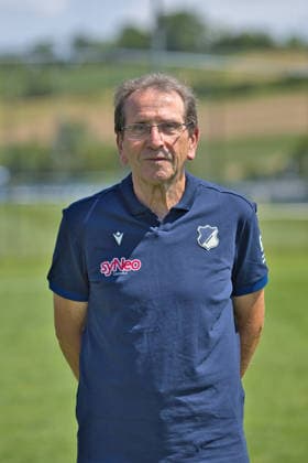 Arno Schneider (Betreuer); TSG Hoffenheim II; 3.Liga, Portraittermin 2026 2027 Zuzenhausen *** Arno Schneider, Coach of TSG Hoffenheim II (3. Liga), Photo Shoot 2026–2027, Zuzenhausen Copyright: xEibner-Pressefoto JoergxHirschx EP_JHH