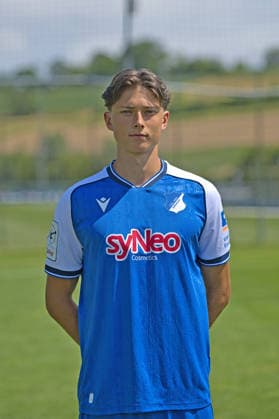 Konstantin Aleksa; TSG Hoffenheim II; 3.Liga, Portraittermin 2026 2027 Zuzenhausen *** Konstantin Aleksa, TSG Hoffenheim II, 3. Liga, Photo Shoot 2026–2027, Zuzenhausen Copyright: xEibner-Pressefoto JoergxHirschx EP_JHH