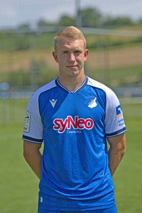 Valentin Laessig; TSG Hoffenheim II; 3.Liga, Portraittermin 2026 2027 Zuzenhausen *** Valentin Laessig, TSG Hoffenheim II, 3. Liga, Photo Shoot 2026–2027, Zuzenhausen Copyright: xEibner-Pressefoto JoergxHirschx EP_JHH
