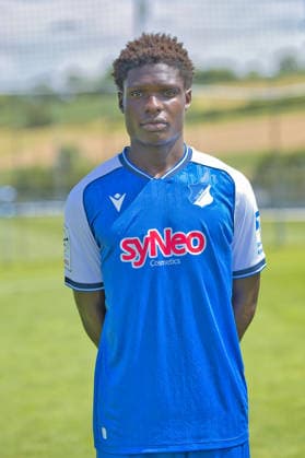 Blessing Makanda; TSG Hoffenheim II; 3.Liga, Portraittermin 2026 2027 Zuzenhausen *** Blessing Makanda, TSG Hoffenheim II, 3. Liga, Photo Shoot 2026–2027, Zuzenhausen Copyright: xEibner-Pressefoto JoergxHirschx EP_JHH