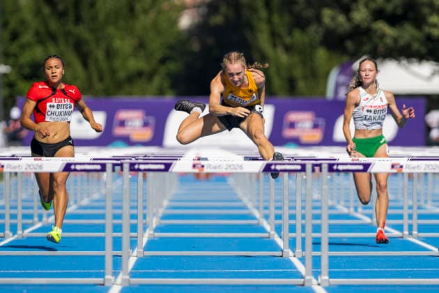 Svea FUNCK (Germany, TV Jahn Walsrode, 7-Kampf) ITA, European Athletics U18 Championships, Athletics, 16.07.2026, ITA, European Athletics U18 Championships, Athletics, 16.07.2026, Rieti *** Svea FUNCK Germany, TV Jahn Walsrode, Heptathlon ITA, European Athletics U18 Championships, Track and Field, July 16, 2026, ITA, European Athletics U18 Championships, Track and Field, July 16, 2026, Rieti Copyright: xEibnerxPressefoto JanxPapenfussx EP_JPS