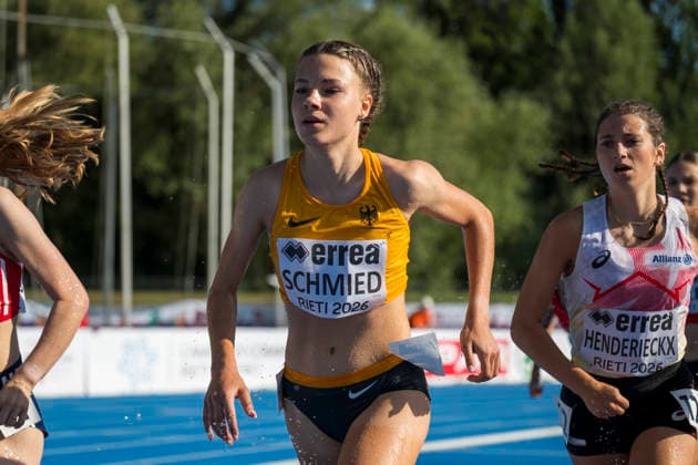 Lucie SCHMIED (Germany, SV Empor Bad Langensalza, 2.000m Hindernis) ITA, European Athletics U18 Championships, Athletics, 16.07.2026, ITA, European Athletics U18 Championships, Athletics, 16.07.2026, Rieti *** Lucie SCHMIED, Germany, SV Empor Bad Langensalza, 2,000m Steeplechase, ITA, European Athletics U18 Championships, Athletics, July 16, 2026, ITA, European Athletics U18 Championships, Athletics, July 16, 2026, Rieti Copyright: xEibnerxPressefoto JanxPapenfussx EP_JPS