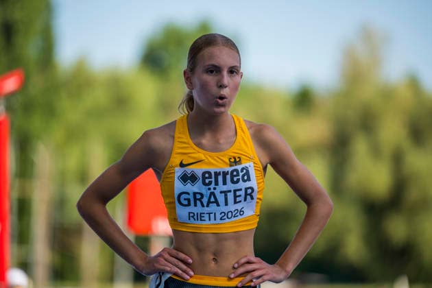 Franziska GRAETER (Germany, TSG Schwaebisch Hall, 2.000m Hindernis) ITA, European Athletics U18 Championships, Athletics, 16.07.2026, ITA, European Athletics U18 Championships, Athletics, 16.07.2026, Rieti *** Franziska GRAETER, Germany, TSG Schwäbisch Hall, 2,000m Steepchase, ITA, European Athletics U18 Championships, Athletics, July 16, 2026, ITA, European Athletics U18 Championships, Athletics, July 16, 2026, Rieti Copyright: xEibnerxPressefoto JanxPapenfussx EP_JPS