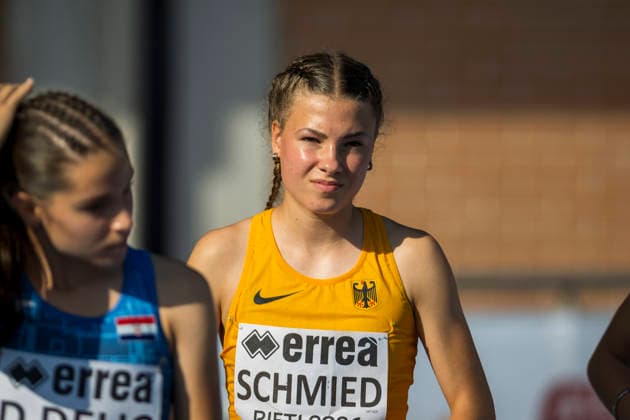 Lucie SCHMIED (Germany, SV Empor Bad Langensalza, 2.000m Hindernis) ITA, European Athletics U18 Championships, Athletics, 16.07.2026, ITA, European Athletics U18 Championships, Athletics, 16.07.2026, Rieti *** Lucie SCHMIED, Germany, SV Empor Bad Langensalza, 2,000m Steeplechase, ITA, European Athletics U18 Championships, Athletics, July 16, 2026, ITA, European Athletics U18 Championships, Athletics, July 16, 2026, Rieti Copyright: xEibnerxPressefoto JanxPapenfussx EP_JPS