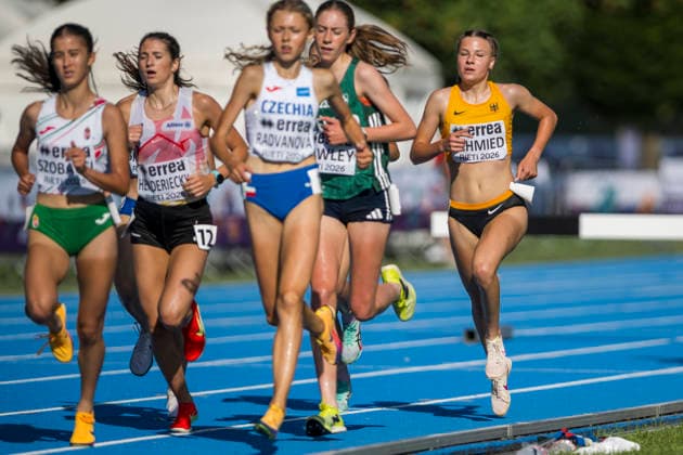 Lucie SCHMIED (Germany, SV Empor Bad Langensalza, 2.000m Hindernis) ITA, European Athletics U18 Championships, Athletics, 16.07.2026, ITA, European Athletics U18 Championships, Athletics, 16.07.2026, Rieti *** Lucie SCHMIED, Germany, SV Empor Bad Langensalza, 2,000m Steeplechase, ITA, European Athletics U18 Championships, Athletics, July 16, 2026, ITA, European Athletics U18 Championships, Athletics, July 16, 2026, Rieti Copyright: xEibnerxPressefoto JanxPapenfussx EP_JPS