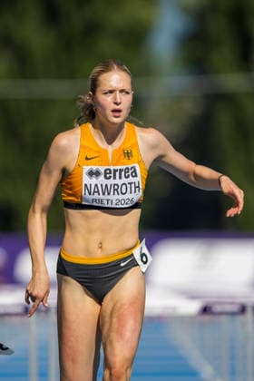 Elisabeth NAWROTH (Germany, TSV Gomaringen, 7-Kampf) ITA, European Athletics U18 Championships, Athletics, 16.07.2026, ITA, European Athletics U18 Championships, Athletics, 16.07.2026, Rieti *** Elisabeth NAWROTH, Germany, TSV Gomaringen, Heptathlon ITA, European Athletics U18 Championships, Track and Field, July 16, 2026, ITA, European Athletics U18 Championships, Track and Field, July 16, 2026, Rieti Copyright: xEibnerxPressefoto JanxPapenfussx EP_JPS