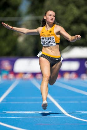 Lisa FISCHER (Germany, TSG Niefern, 100m) ITA, European Athletics U18 Championships, Athletics, 16.07.2026, ITA, European Athletics U18 Championships, Athletics, 16.07.2026, Rieti *** Lisa FISCHER Germany, TSG Niefern, 100m ITA, European Athletics U18 Championships, Track and Field, July 16, 2026, ITA, European Athletics U18 Championships, Track and Field, July 16, 2026, Rieti Copyright: xEibnerxPressefoto JanxPapenfussx EP_JPS