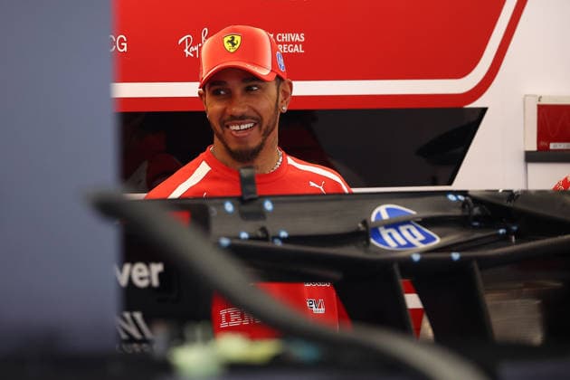 Belgian Grand Prix Lewis Hamilton of Scuderia Ferrari HP in the garage during previews ahead of the F1 Grand Prix of Belgium at Spa-Francorchamps on July 16, 2026 in Stavelot, Belgium. Stavelot Spa-Francorchamps Belgium Copyright: xBasilex