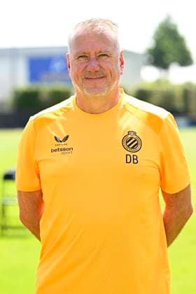 Club Brugge photo shoot 2026 - 2027 WESTKAPELLE, BELGIUM - JULY 16 : Bombeke David kine of Club Brugge pictured during the team photo shoot of Club Brugge prior the Jupiler Pro league football season 2026 - 2027 at the Alheembouw Base camp on July 16, 2026 in Westkapelle, Belgium , 16 07 2026 Westkapelle Belgium  Copyright: xNicoxVereeckenx