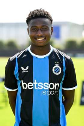 Club Brugge photo shoot 2026 - 2027 WESTKAPELLE, BELGIUM - JULY 16 : Diakhon Mamadou forward of Club Brugge pictured during the team photo shoot of Club Brugge prior the Jupiler Pro league football season 2026 - 2027 at the Alheembouw Base camp on July 16, 2026 in Westkapelle, Belgium , 16 07 2026 Westkapelle Belgium  Copyright: xNicoxVereeckenx