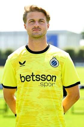 Club Brugge photo shoot 2026 - 2027 WESTKAPELLE, BELGIUM - JULY 16 : Jackers Nordin goalkeeper of Club Brugge pictured during the team photo shoot of Club Brugge prior the Jupiler Pro league football season 2026 - 2027 at the Alheembouw Base camp on July 16, 2026 in Westkapelle, Belgium , 16 07 2026 Westkapelle Belgium  Copyright: xNicoxVereeckenx