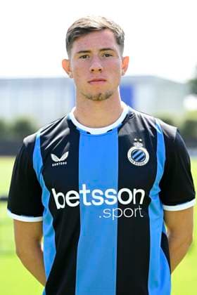 Club Brugge photo shoot 2026 - 2027 WESTKAPELLE, BELGIUM - JULY 16 : Vasovic Andrej forward of Club Brugge pictured during the team photo shoot of Club Brugge prior the Jupiler Pro league football season 2026 - 2027 at the Alheembouw Base camp on July 16, 2026 in Westkapelle, Belgium , 16 07 2026 Westkapelle Belgium  Copyright: xNicoxVereeckenx