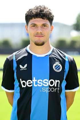 Club Brugge photo shoot 2026 - 2027 WESTKAPELLE, BELGIUM - JULY 16 : Sabbe Kyriani defender of Club Brugge pictured during the team photo shoot of Club Brugge prior the Jupiler Pro league football season 2026 - 2027 at the Alheembouw Base camp on July 16, 2026 in Westkapelle, Belgium , 16 07 2026 Westkapelle Belgium  Copyright: xNicoxVereeckenx